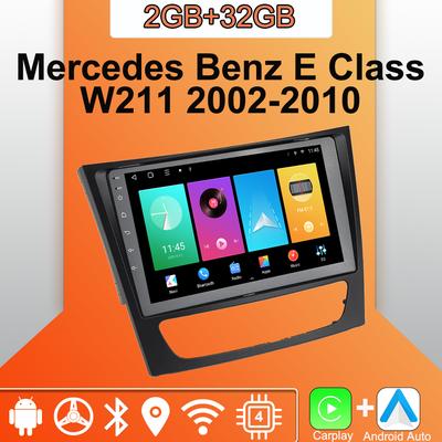Android Carplay автомобильное радио для Mercedes Benz E Class W211 2002-2010 мультимедийный проигрыватель головное устройство стерео GPS навигация BT WIFI 2+32 ГБ