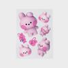 LINE FRIENDS BT21 COOKY Big & Tiny Removable Sticker