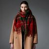 Women'S Fashion Versatile New Scarf, European And American Autumn And Winter Thick Warm Tassel Scarf