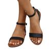 Sandals Women's Summer Open-toe Shoes Simple Shoes Flat One-button Sandals