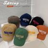 Letter Embroidery Childen's Baseball Cap Anti-UV Sun Visor Hat Simple Kids Peaked Caps Boys Girls