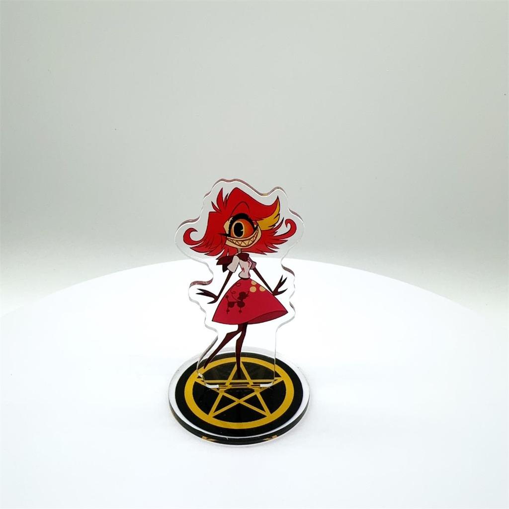 Подарок для фанатов Украшения Стенд Модель Hazbin Hotel Аниме Фигурка Акриловый Стенд Модель Пластина 1 шт. Аластор Настольный Декор Стоячий Знак Игра