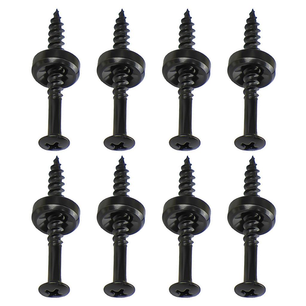 Втулки грифа гитары, наконечники и болты для электрогитары или бас-гитары, набор из 8 шт. с крепежными винтами, часть гитары