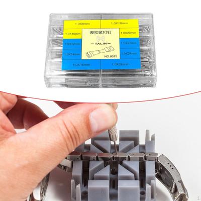 1 коробка пружинного стержня для часового ремешка, инструменты для ремонта звеньев ремешка, инструмент для замены часовщика