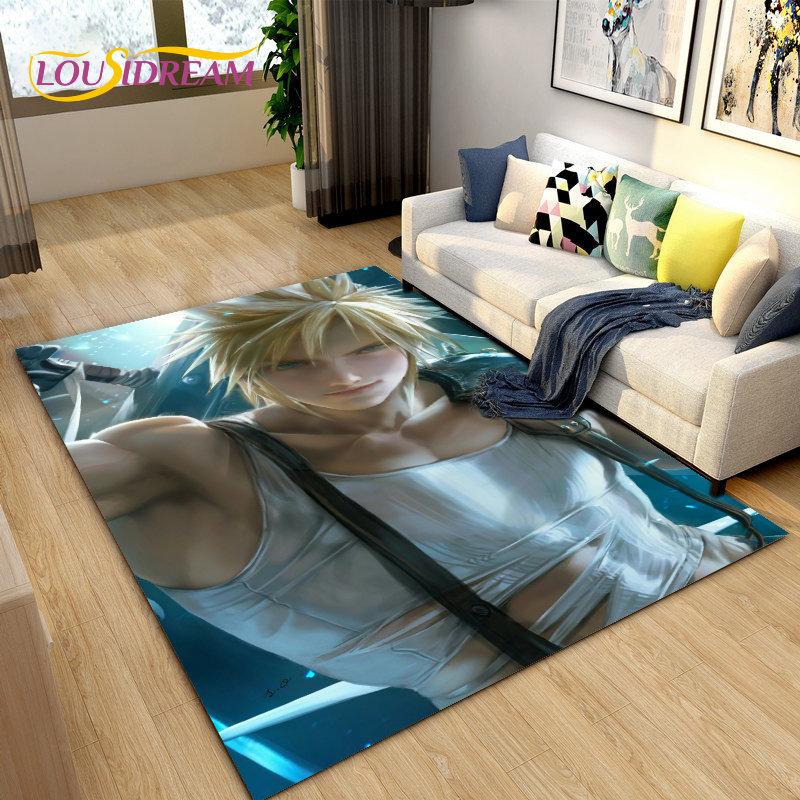 Final Fantasy 3D печатный игровой коврик для геймера, коврик для гостиной, спальни, дивана, коврик для двери, детский нескользящий напольный коврик