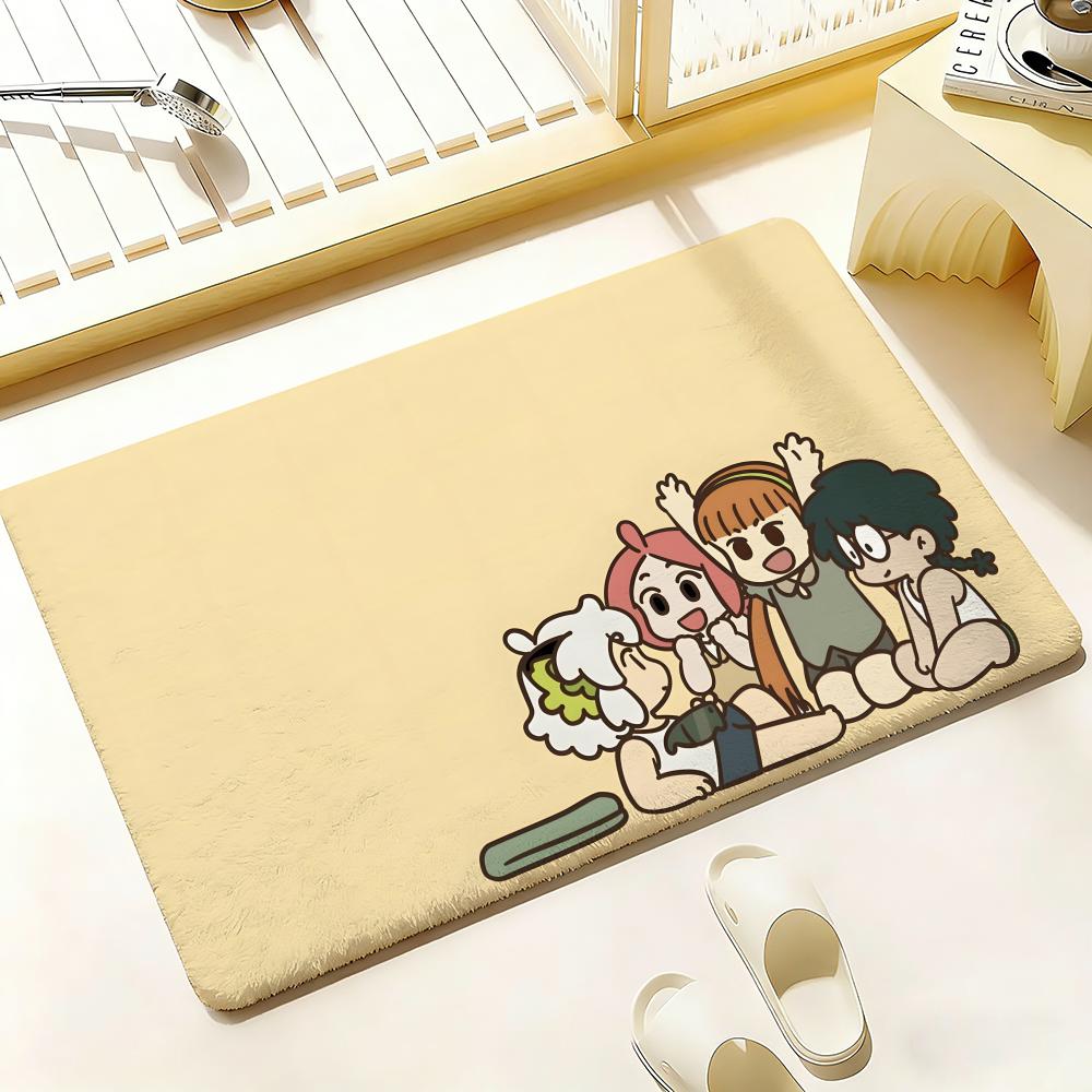 Anime The L-Legend of Luo X-Xiaohei Floor Mat Bedroom Living Room Flannel Door Mat Non-Slip Home Decor