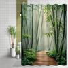 Elegant Bamboo Forest Shower Curtain | Waterproof & Fog-Resistant,  Machine Washable Polyester, Perfect For Bathroom Decor