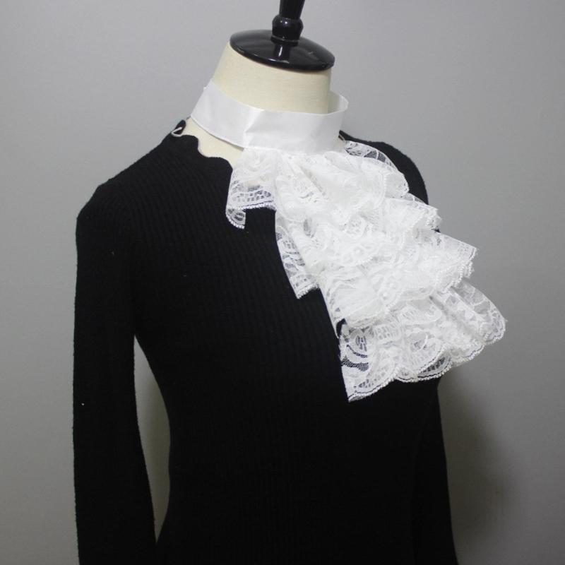 Декоративные ложные рукава Жабо воротник для женщины Эластичные манжеты Съемный воротник Свадебное платье Шитье Манжеты