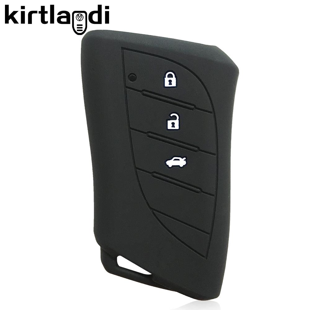 Силиконовый чехол для ключа Чехол-накладка для автомобильного ключа для Lexus ES NX GS RX UX250 UX260 ES350 2019 2020 3/4 кнопки Держатель для дистанционного ключа Брелок