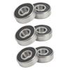 6Pcs 6201 Sealed Bearing High Carbon Steel Car Ball Bearing for Electric Motors Power Tools Vehicle