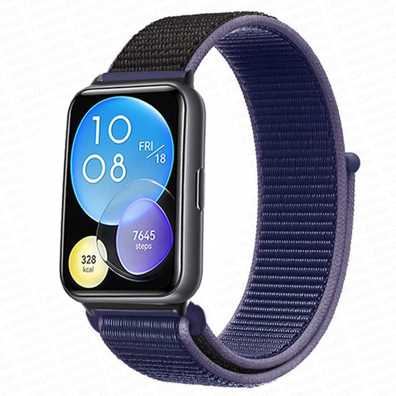 Нейлоновый ремешок для Huawei Watch Fit 2, ремешок, аксессуары для умных часов, сменный браслет Correa Huawei Watch fit1 active