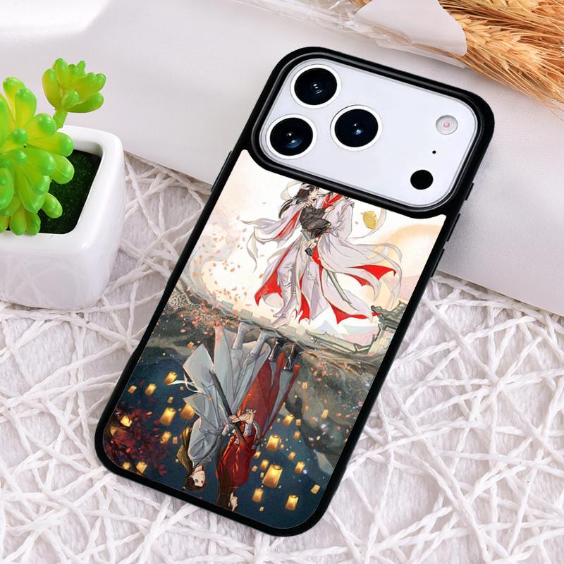 Чехол для телефона с аниме Тянь Гуань Ци Фу для iPhone 17 Air 16 15 11 12 14 13 Pro Max Ударопрочный чехол