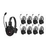 Synco Xtalk XPro9 9-Person Wireless Intercom Headset System 2.4G Wireless Headset with Microphone