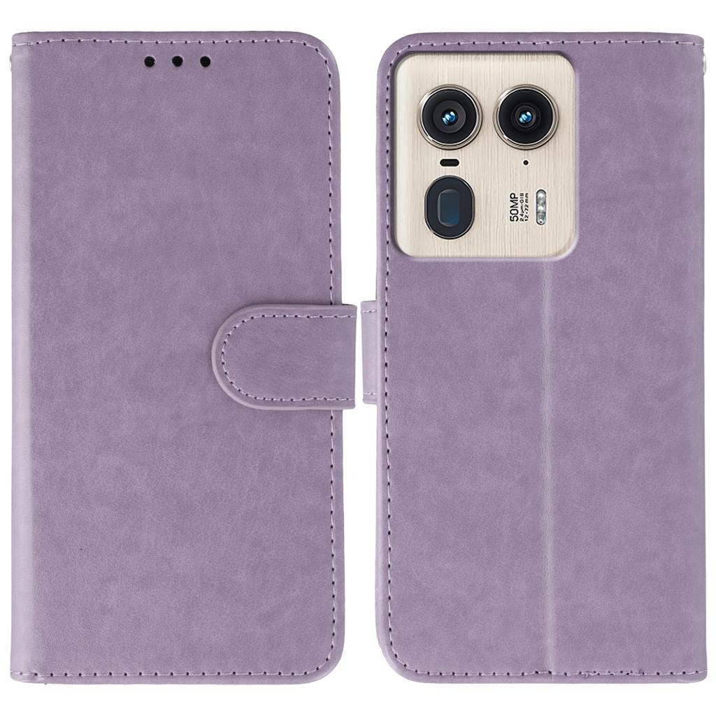 Чехол-книжка из ПУ кожи для Motorola Edge 50 Ultra 5G/Moto X50 Ultra 5G с ремешком