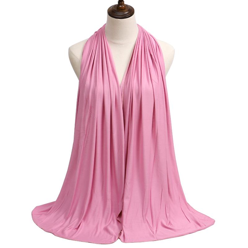 Ramadan Solid Color Muslim Hijab Thin Breathable Soft Cozy Scarf Elegant Style Windproof Sunscreen Shawl Headscarf