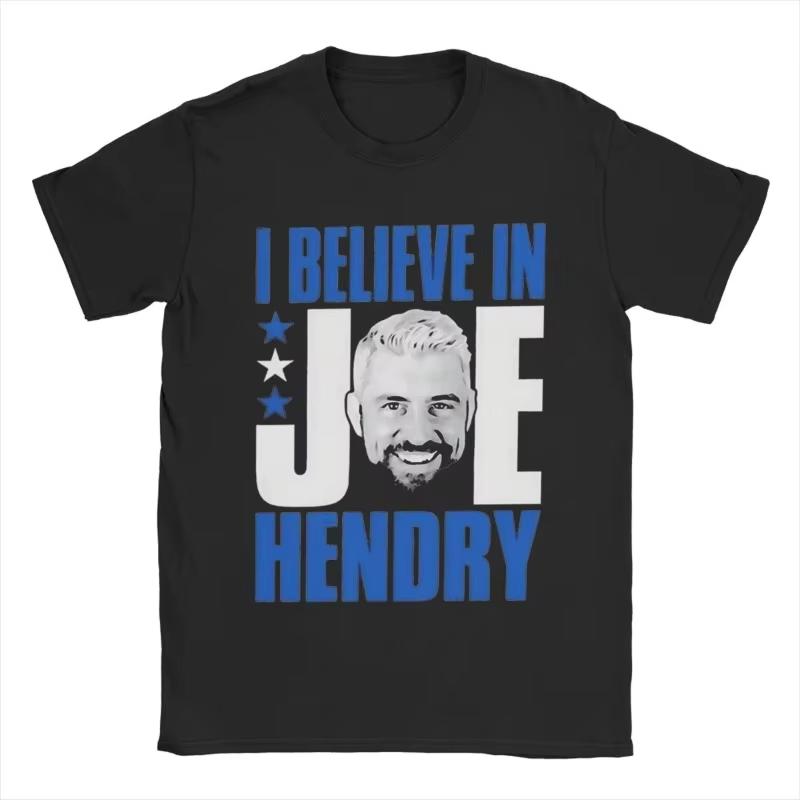 Joe Hendry Fun Wrestling JHT Printed Tshirt for Unisex and Women pure Cotton Casual Sports Unisexs Tshirt Summer Short Sleeve Tee