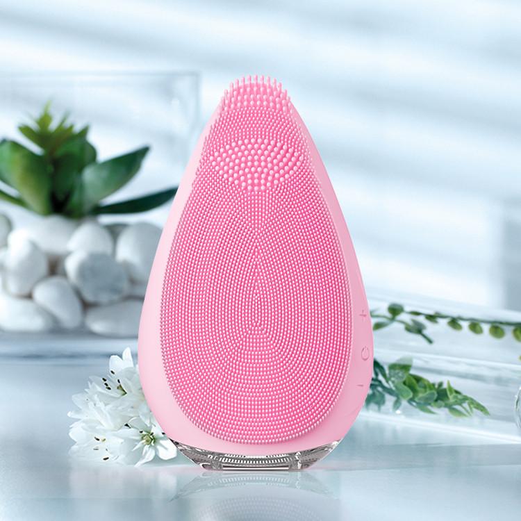 Waterproof Silicone Ultrasonic Facial Cleansing Brush Facial Deep Pore Skin Care Scrub Cleanser Tool