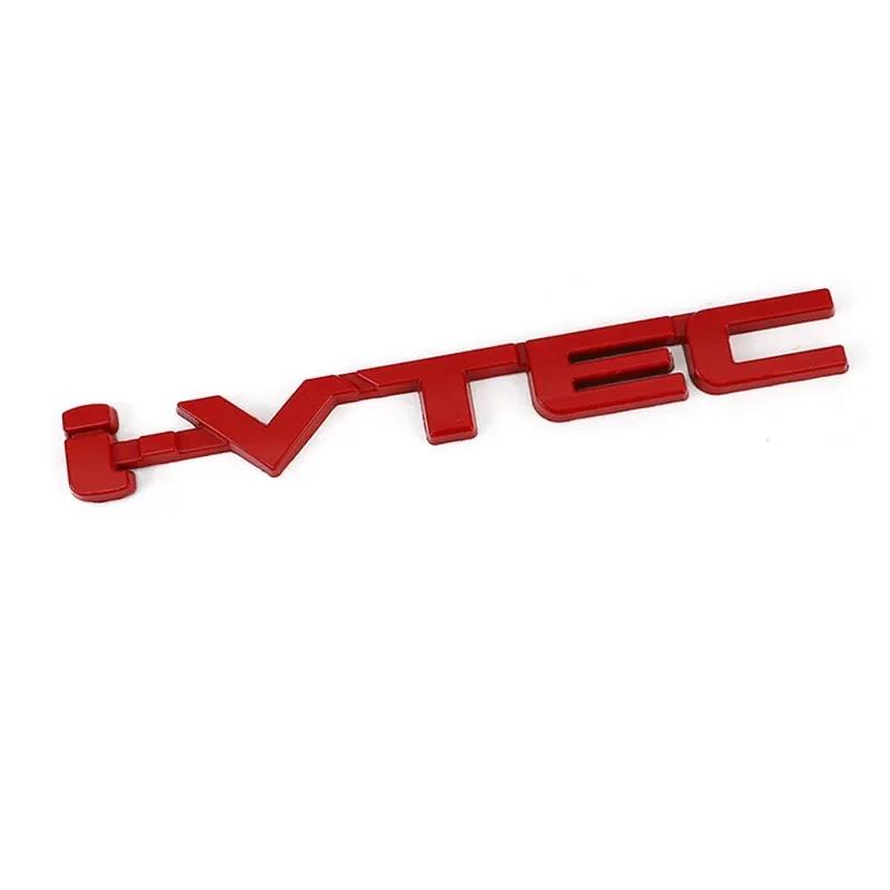MPC4 Car Sticker VTEC Emblem Decal for Honda I VTEC Badge Fit Accord Odyssey CRV HRV Exterior Accessories Decoration
