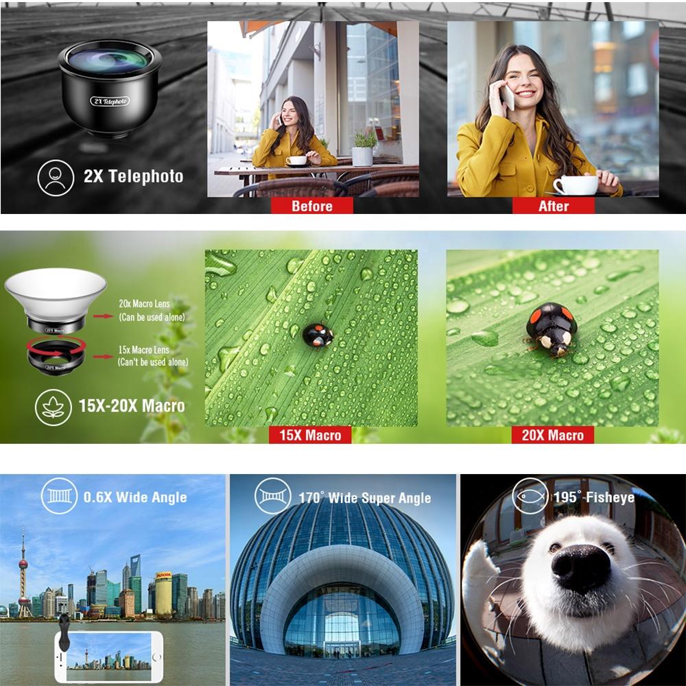 Good Quality 6 in 1 Phone Lens Dslr for Mobile