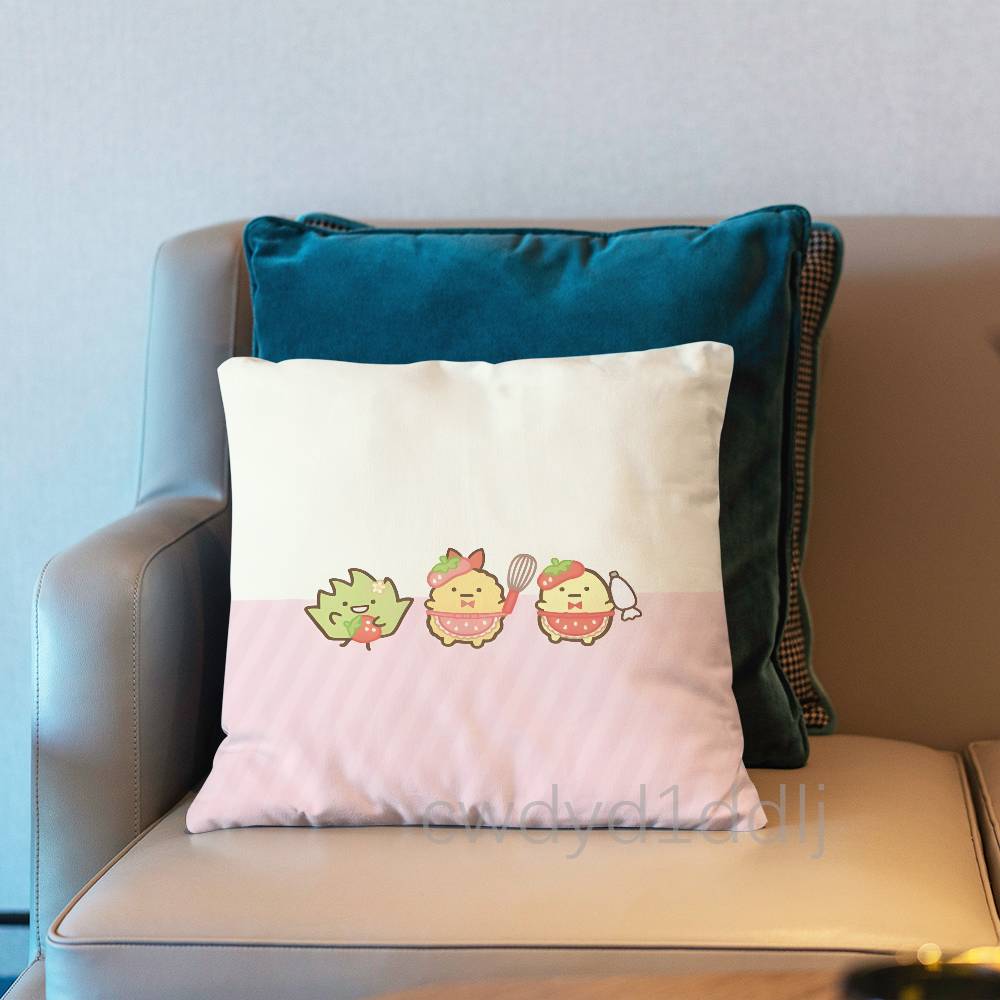 Милая Наволочка SSumikkogurashi Декор Подушки Чехол Для Подушки Печатный Чехол На Подушку Для Дивана