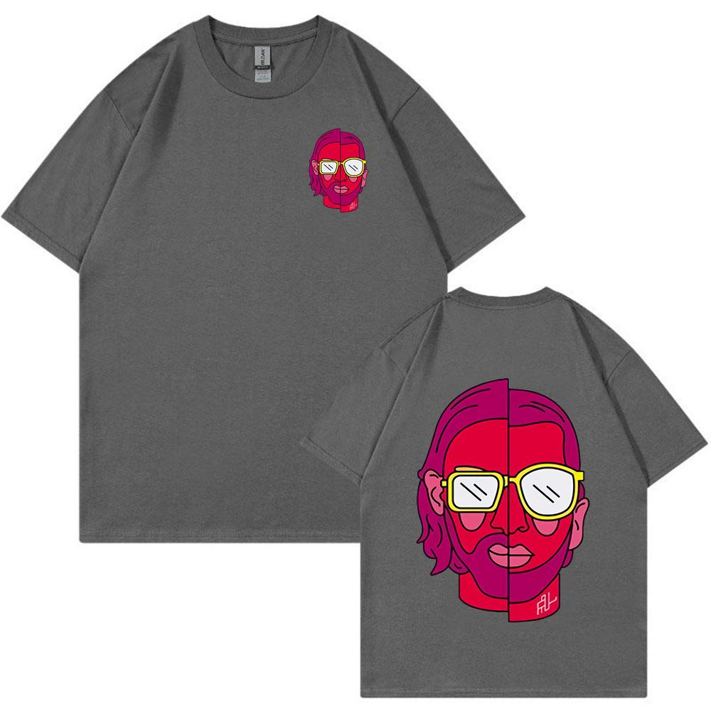 Le Monde Chico Graphic Print Tshirt Streetwear Album PNL French Rap T-shirts Summer Cotton T Shirt Short Sleeve Men Fashion Tees