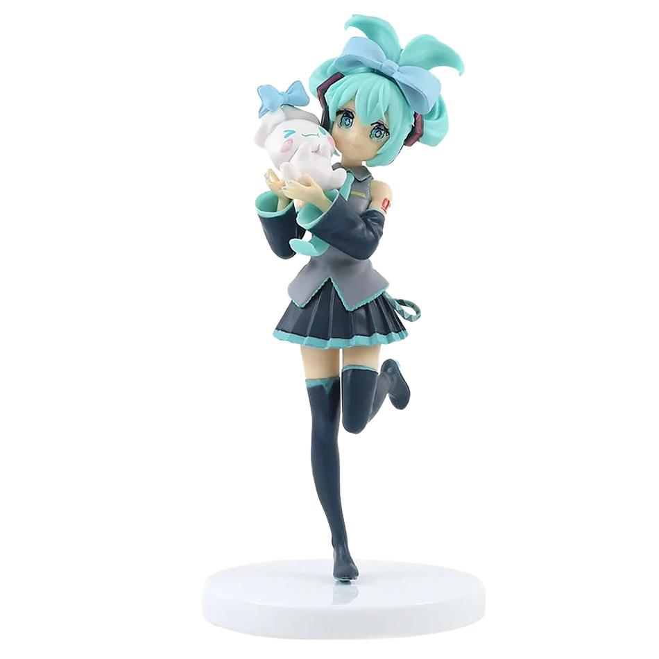 21cm Hatsune Miku Anime Figure Fashion Subclture Miku Action Figure PVC Collection Model Kawaii Girl Doll Toy Christmas Gift