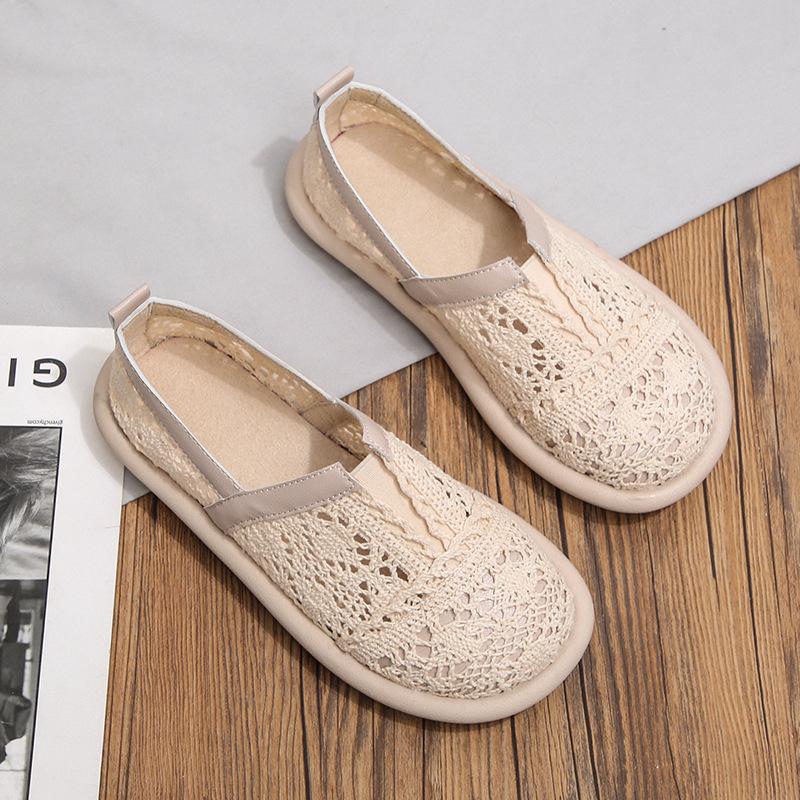 Summer Literary Baotou Fisherman Shoes Retro Soft Bottom Single Shoes Women's Shoes