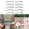 Set of 10 Fence Post Fixing Fence Post Mounting Fence Panel Security Bracket Prevent Rattling & Improve Security