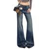 Women's Vintage Washed Curved Jeans