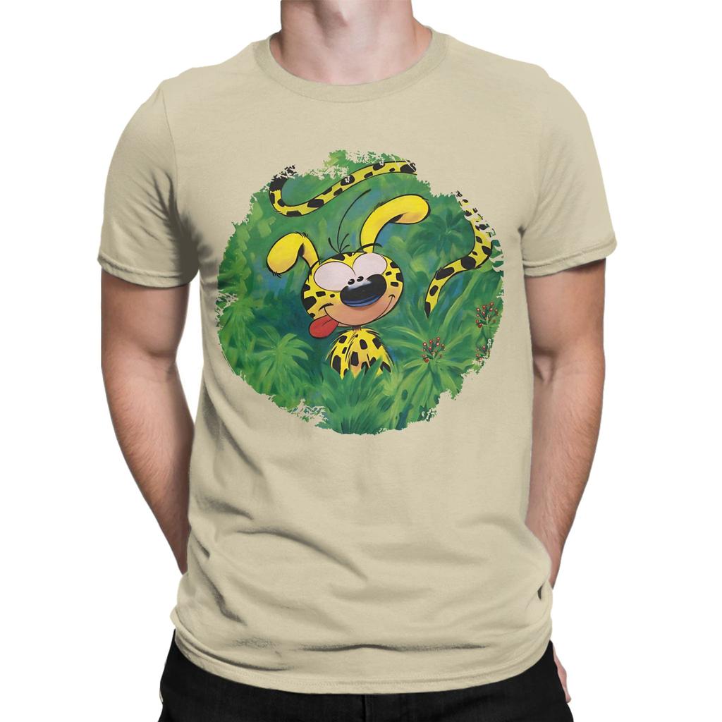 Marsupilami Painting Novelty Graphic 100 Cotton Tshirt Marsupilami Tops Tees For Unisex