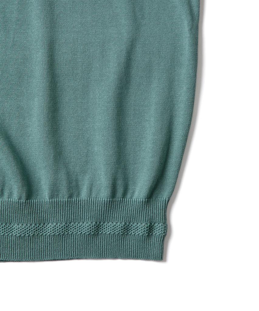 AMFEAST Essential Round Half Knit Aqua Green