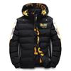 Men Autumn Winter Cotton Jacket Warm Comfortable Padded Thickened Down Jacket  Double-Sided Clothes Removable Cap