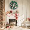 Рождественские венки для входной двери 19,7-дюймовый искусственный рождественский венок Рождественские шаровые украшения