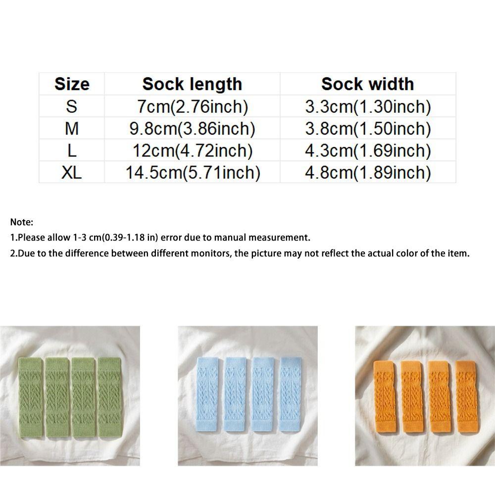 4PCS Non Slip Pet Knee Protectors Breathable Dog Elbow Cover Dog Leg Sleeves for Dogs Cats
