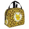 R Team Rocket Cartoon  Insulated Lunch Bags for Women Anime  Portable Cooler Thermal Bento Box School