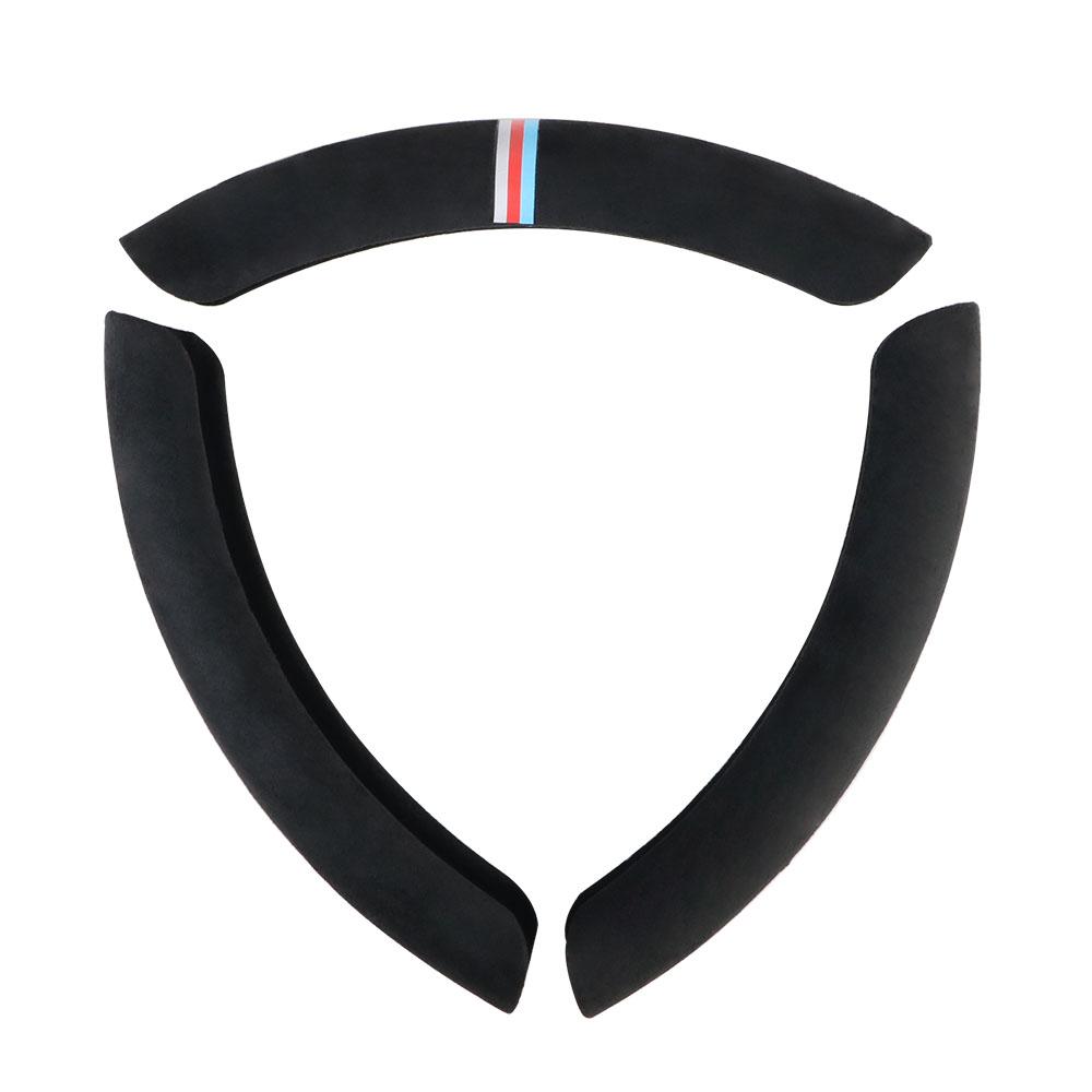 Four Season Universal Leather Car Steering Wheel Cover Auto Interior Decoration Anti-slip Protector Decoration Cover