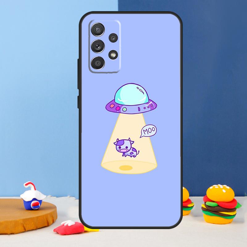 Cute Cow Moo Case For Samsung Galaxy A56 A36 A26 A16 A06 A54 A34 A14 A12 A32 A52 A13 A33 A53 A15 A35 A55