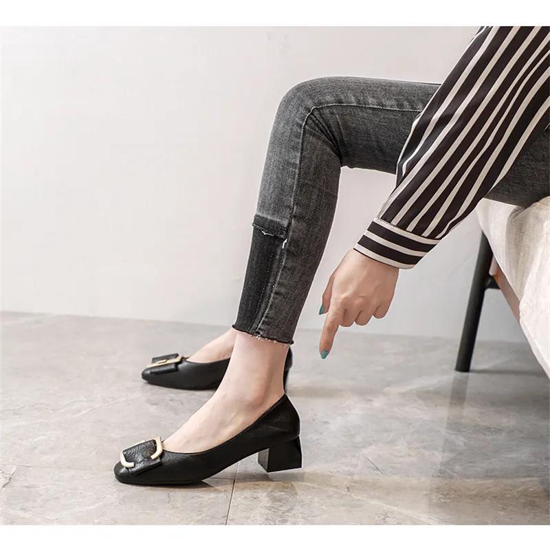 Cresfimix женские модные черные туфли с круглым носком из металла, высококачественные офисные туфли-лодочки, элегантные бежевые туфли для вечеринки в клубе Sey A107d