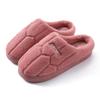 Down Cotton Slippers Women's Autumn and Winter Bags Heel Non-slip Indoor Home Home Home Thickened Warm Couple Outer Cotton Shoes Men