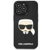 Karl Lagerfeld Klhcp14Lkh3Dbk Iphone 14 Pro 6,1 Czarny/Black Hardcase 3D Rubber Karl`s Head