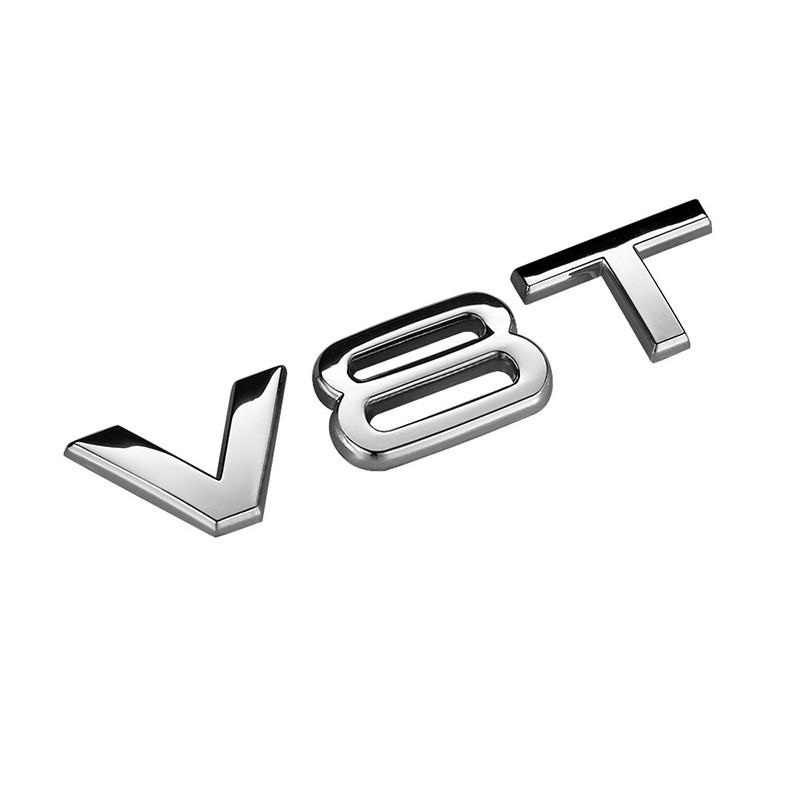 Модифицированные буквы 30, 35, 40, 45, 50 TFSI V6T V8T, смешанная металлическая наклейка на автомобиль, подходит для всех задних знаков автомобиля, наклейки с логотипом