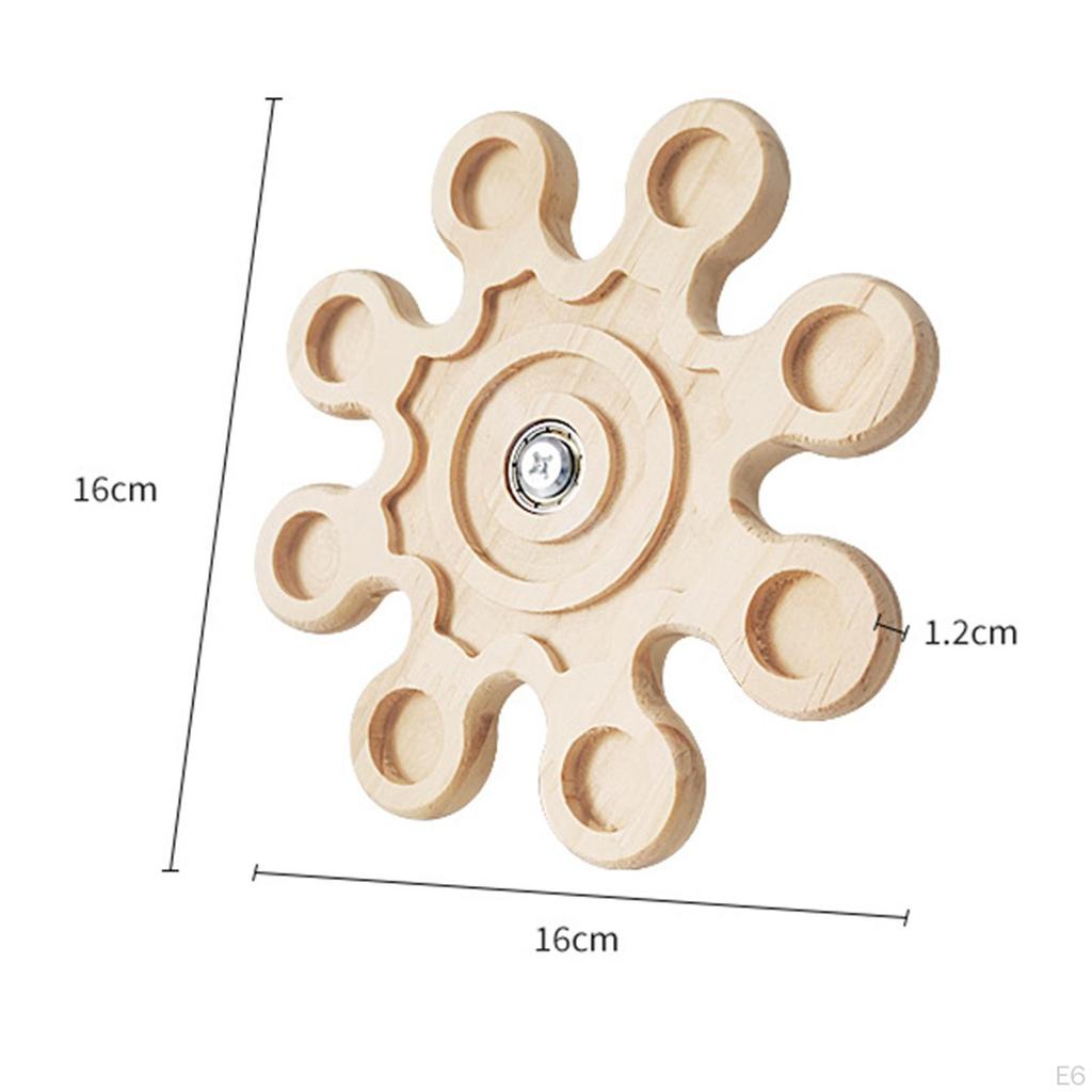 Chinchilla Molar Toy Cage Accessories Rotating Tooth Cleaning Interactive Hamster Chew Small Pet