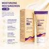 Moisturizing Sunscreen SPF50 Broad Spectrum Protection UV Defense Neutral Packaging for Face and Body