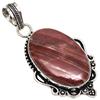 Pendant Designer Jasper Gemstone Gift For Her Silver Jewelry 2.25"
