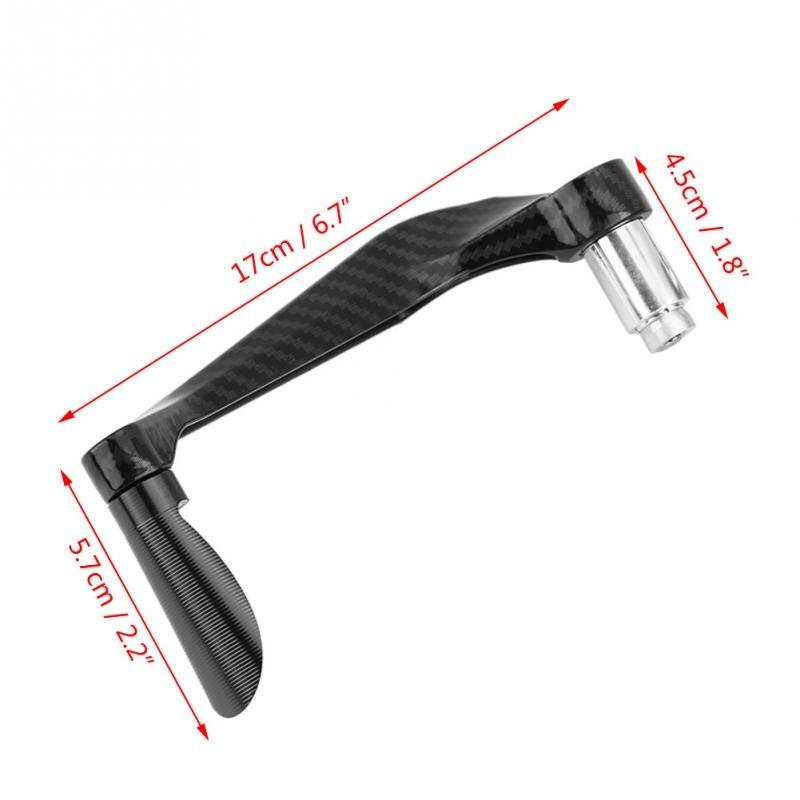 1 пара универсальных рычагов тормозной муфты мотоцикла из углеродного волокна из алюминиевого сплава