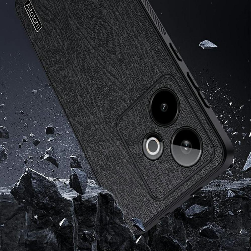 Чехол для Realme GT 7 5G, текстура дерева, покрытие из ПУ кожи, ПК ТПУ чехол для телефона