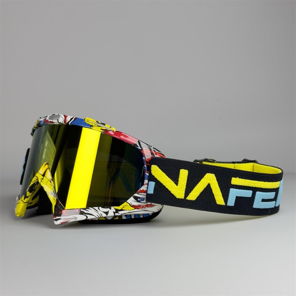 Lightweight motorcycle goggles for riding, outdoor sports, skiing, off-road skiing, and windproof eyewear
