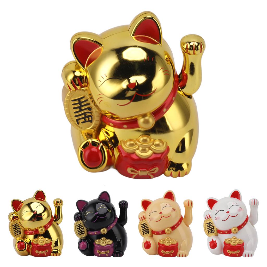 0,5 дюйма электрическая размахивающая рука Fortune Cat декоративные милые пластиковые украшения для кошек для кассового стола