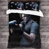 Игровой комплект постельного белья R-Resident Evil, 3D пододеяльник, комплект постельного белья, наволочка, размер King Queen, для мальчиков