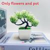 Potted Simulated Pinus Hwangshanensis Artificial Flower For Decor Indoor